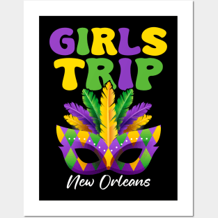 girls trip new orleans Mardi Gras Posters and Art